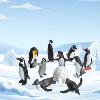 11 Предметов, имитирующих игрушку в виде животного-пингвина, для детей 3-8 лет, подарки на День рождения