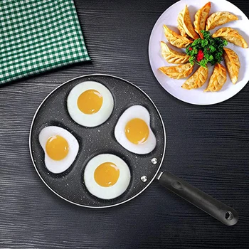 Сковорода для яиц на 4/7 чашек для завтрака, Прочная сковорода с отверстиями для приготовления блинов, сковороды для яиц, ветчины, Сковорода для приготовления блинов, Кухонная посуда для приготовления блинчиков