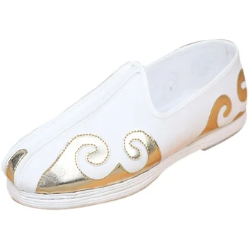 Обувь на ручной подошве Обувь для кунг-фу Тайцзи Вин Чун Китайские Традиционные спортивные кроссовки Дышащая хлопчатобумажная ткань