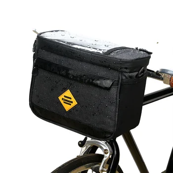 Электрический велосипед Складная передняя сумка для велосипедной бутылки Сумка с сенсорным экраном Велосипедная передняя сумка Передняя сумка Изоляционная сумка