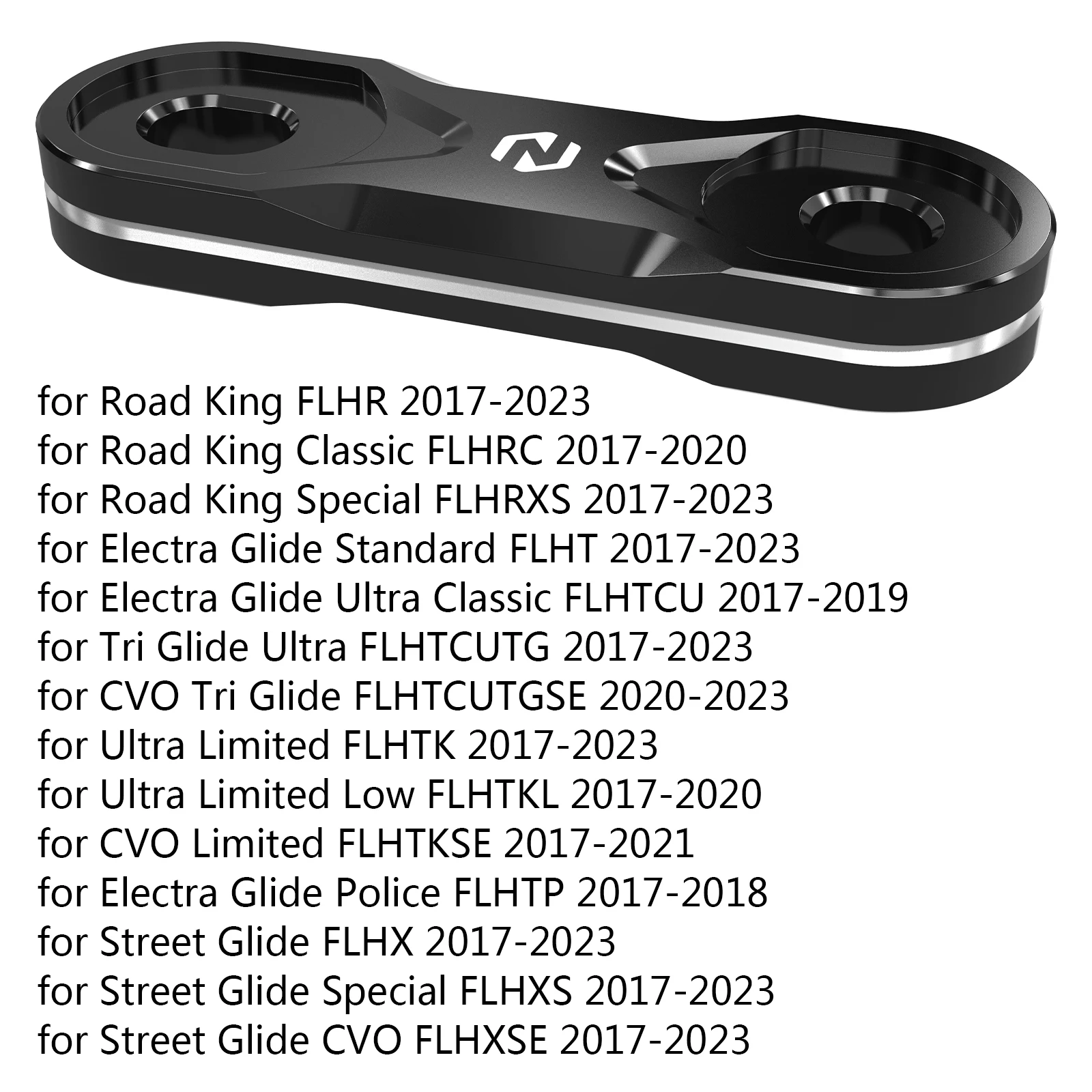 Комплект для Удаления и Перемещения Мотоциклетного Рожка Harley Road King FLHR 2017-2023 Ultra Limited FLHTK 2017-2023 Street Glide 2017-2023